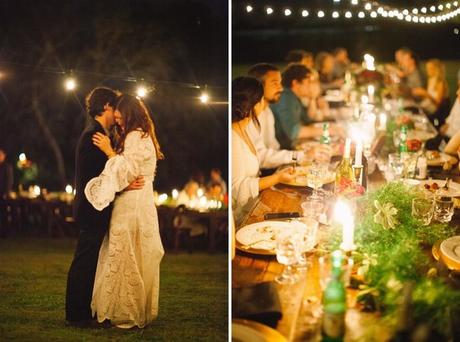 SI AL ROJO de una boda rústica, romántica y bohemia! ESPECTACULAR