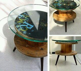 Reciclar rollos de cable