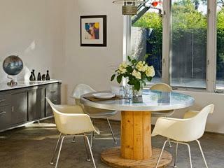 Reciclar rollos de cable