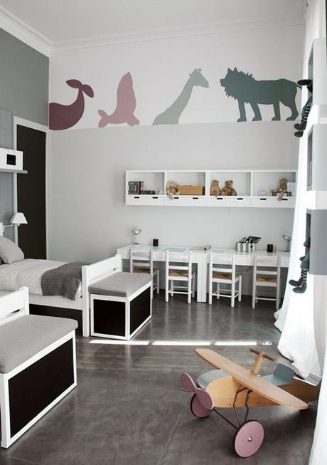 habitación infantil estilo nórdico