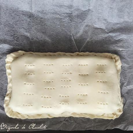 Empanada de berenjena y queso de cabra