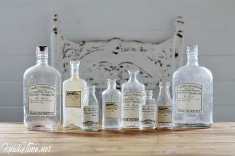 Deco-Hack...DIY Frascos antiguos de Farmacia