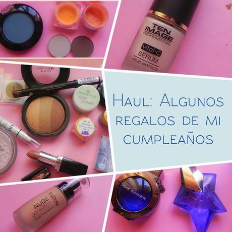 Regalos de cumpleaños (Haul y swatches)