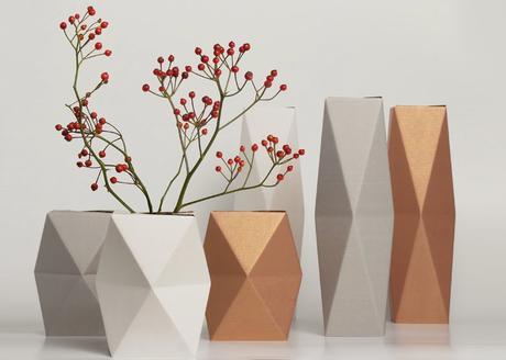 DIY: Jarrones geométricos de diseño.