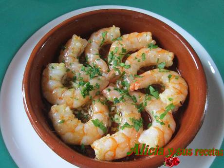 APERITIVOS CON LANGOSTINOS