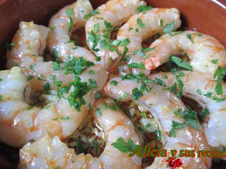 APERITIVOS CON LANGOSTINOS