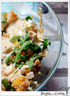 Ensalada primavera con bulgur