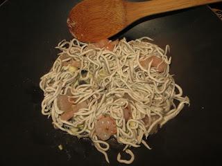 PASTA CON GULAS Y QUESO
