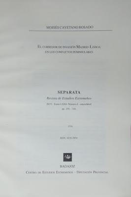 EL CORREDOR DE INVASIÓN MADRID-LISBOA EN LOS CONFLICTOS P...