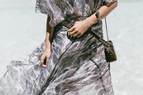 Tomorrowland-Valencia-Maje-Long_Dress-Snake_Bag-Silver_Sandals-Outfit-Street_Style-19