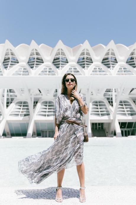 Tomorrowland-Valencia-Maje-Long_Dress-Snake_Bag-Silver_Sandals-Outfit-Street_Style-28
