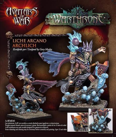 Liche Arcano(Archlich) de Warthrone Saga mostrado por sorpresa