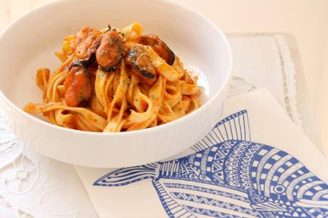 finde frugal: tagliatelle con mejillones