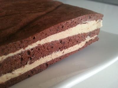 TARTA DE CHOCOLATE  Y  MOKA