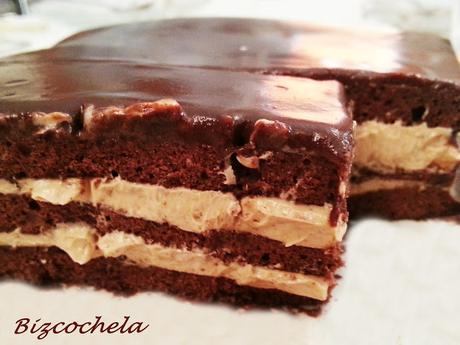 TARTA DE CHOCOLATE  Y  MOKA