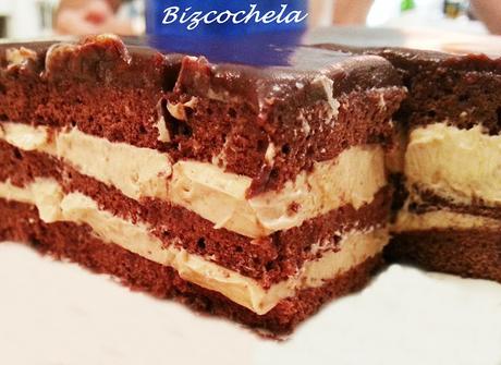 TARTA DE CHOCOLATE  Y  MOKA