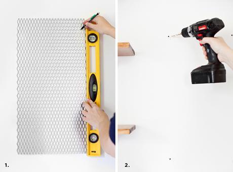 DIY | Una malla metálica para tener en orden nuestro escritorio