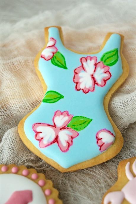 Galletas sin lácteos decoradas con glasa para el verano Galletas sin lácteos decoradas con glasa para el verano