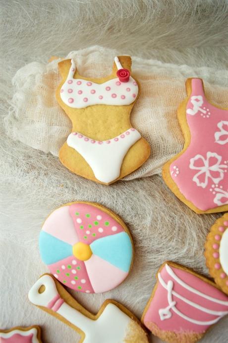 Galletas sin lácteos decoradas con glasa para el verano Galletas sin lácteos decoradas con glasa para el verano