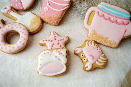 Galletas sin lácteos decoradas con glasa para el verano Galletas sin lácteos decoradas con glasa para el verano