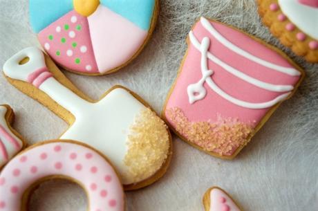 Galletas sin lácteos decoradas con glasa para el verano Galletas sin lácteos decoradas con glasa para el verano