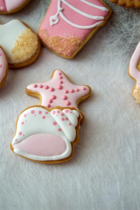 Galletas sin lácteos decoradas con glasa para el verano Galletas sin lácteos decoradas con glasa para el verano