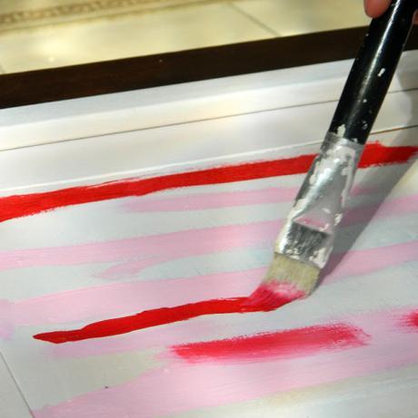 Y a seguir pintando. Primero los colores más suaves