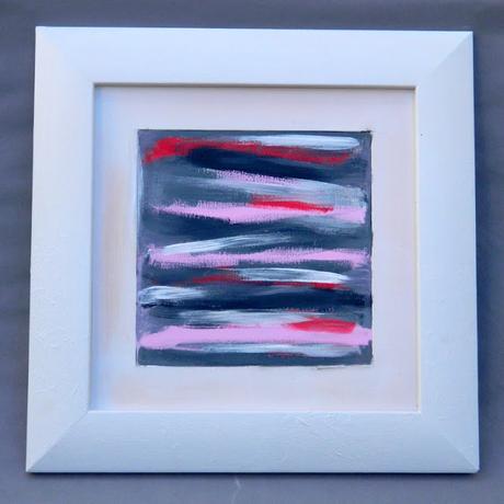 Un cuadro reciclado para una decoración frugal.