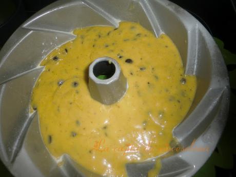 Bundt de maiz y chocolate