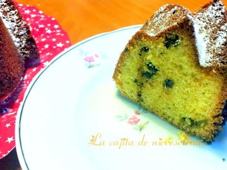 Bundt de maiz y chocolate