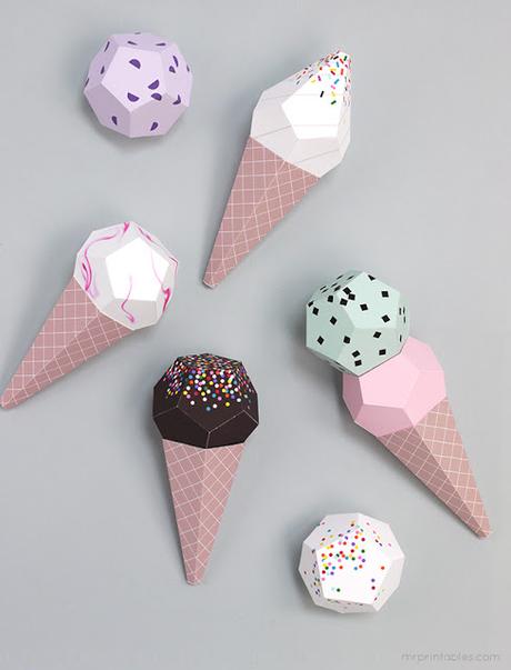 ¡¡AL RICO HELADO!!  UN CORTA+PEGA PARA REFRESCAR OTRO FINDE LLUVIOSO