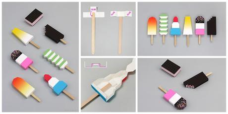 ¡¡AL RICO HELADO!!  UN CORTA+PEGA PARA REFRESCAR OTRO FINDE LLUVIOSO