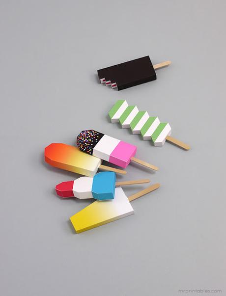 ¡¡AL RICO HELADO!!  UN CORTA+PEGA PARA REFRESCAR OTRO FINDE LLUVIOSO