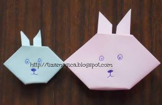 Cómo hacer un conejo de papel (papiroflexia)