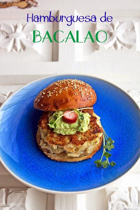 Hamburguesa de bacalao