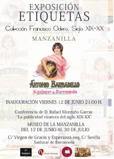 El Museo de la Manzanilla de Bodegas Barbadillo acoge una exposición de etiquetas vinateras del coleccionista Francisco Ordero
