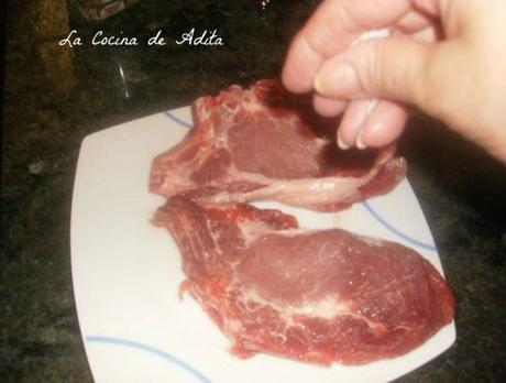 Chuletas de cerdo al horno