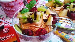 Comer fruta en postres