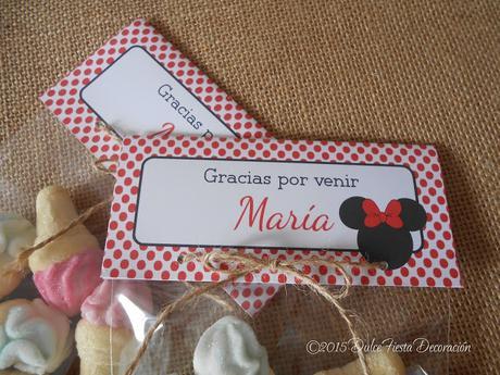 Kit de decoración personalizada Minnie y Mickey Mouse