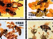 Sellos postales abejas postage stamps with bees.