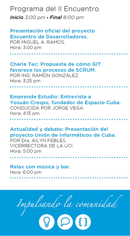 2do Encuentro Social de Desarrolladores en la Habana
