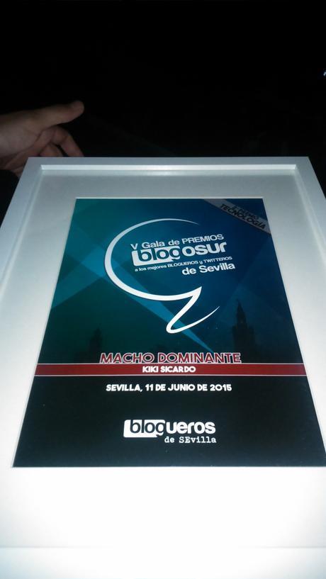 Macho Dominante premiado en la V Gala Blogosur de Sevilla