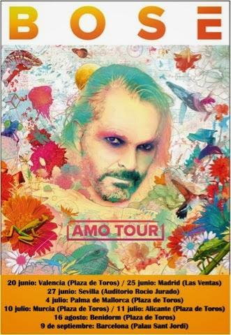 AMO TOUR DE MIGUEL BOSE LLEGA A ESPAÑA
