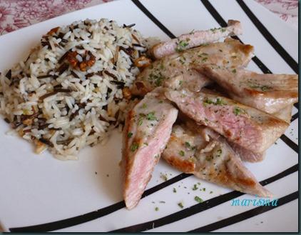 secreto ibérico con salteado de arroz salvaje5 copia