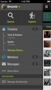 Slices, cliente para Twitter con múltiples funciones
