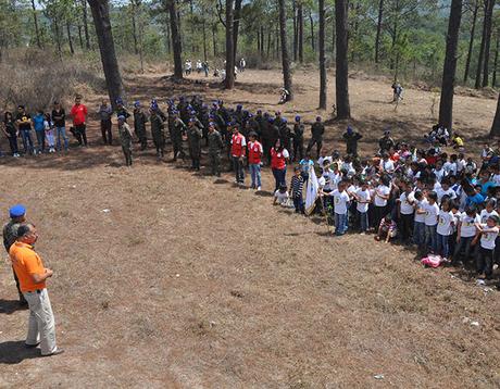 Supremo Consejo Masónico ayuda en la reforestación del cerro Calaterique en Honduras