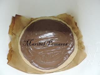 Pizza integral de nutella.