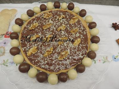 Pizza integral de nutella.