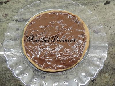 Pizza integral de nutella.