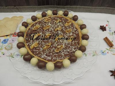 Pizza integral de nutella.